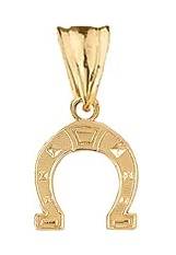 itsy-bitsy horseshoe good luck baby charm